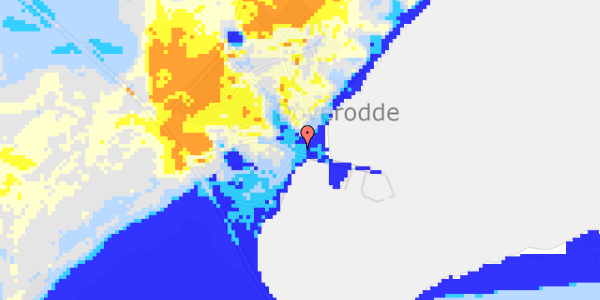 Ekstrem regn på Fjordstræde 16