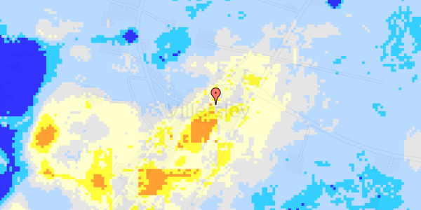 Ekstrem regn på Frederiksvej 2