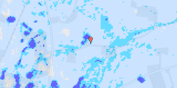 Ekstrem regn på Højbjerggårdsvej 4