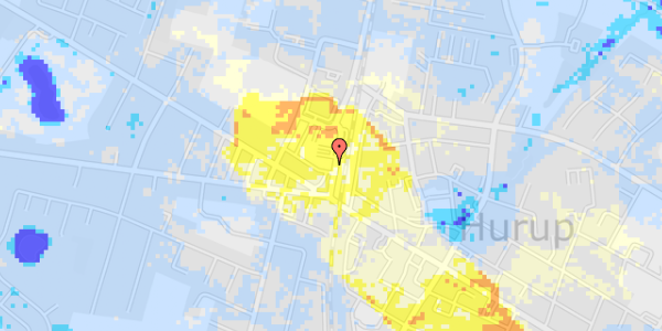 Ekstrem regn på Jernbanegade 5