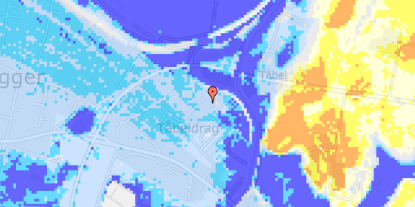 Ekstrem regn på Kanalvej 26