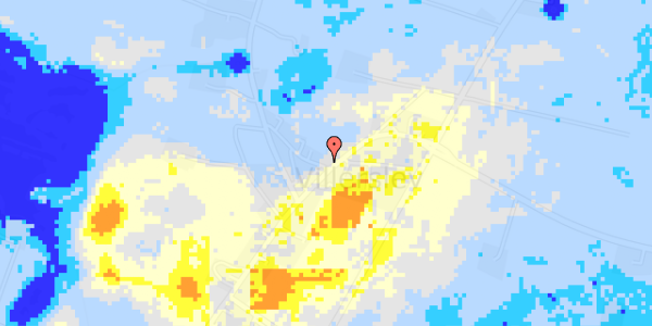 Ekstrem regn på Kirkebakken 2