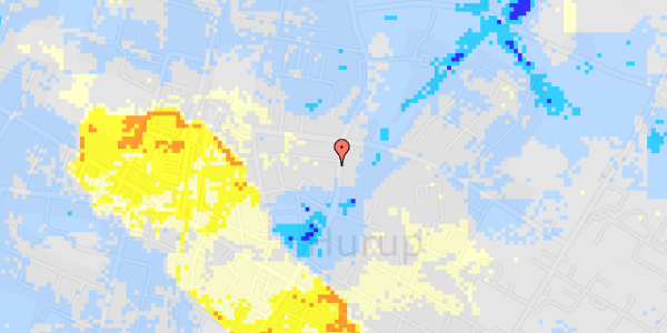 Ekstrem regn på Kirkevej 19