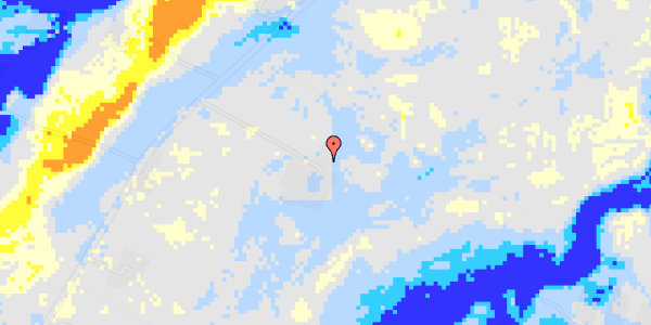 Ekstrem regn på Kystvejen 97