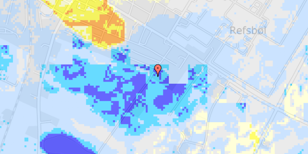 Ekstrem regn på Møllevænget 21