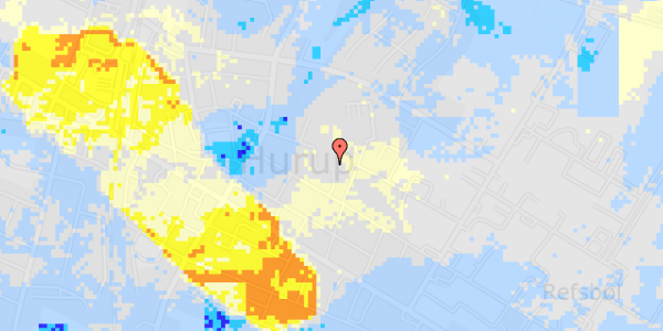 Ekstrem regn på Nørre Alle 21, . 27