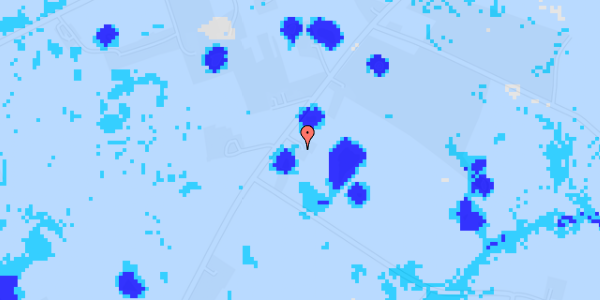 Ekstrem regn på Oddesundvej 169