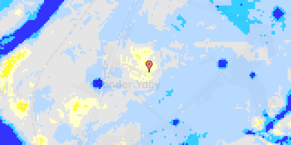 Ekstrem regn på Oddesundvej 295B