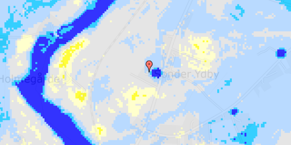 Ekstrem regn på Oddesundvej 332