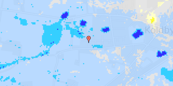 Ekstrem regn på Odinsvej 31