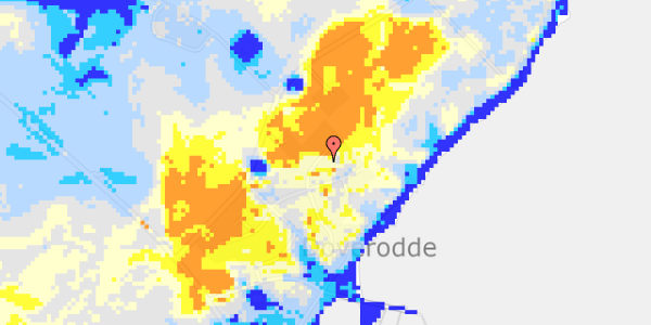 Ekstrem regn på Skråningen 7