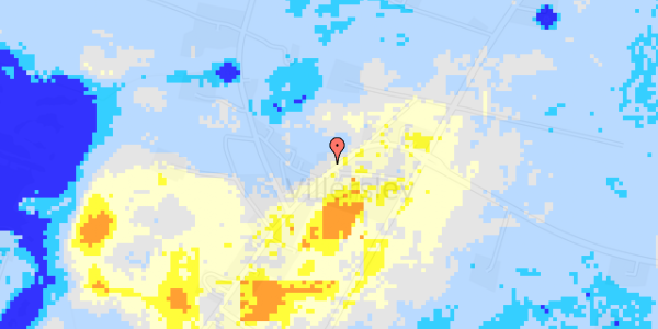 Ekstrem regn på Villerslevvej 10