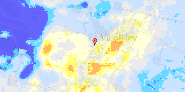 Ekstrem regn på Villerslevvej 22