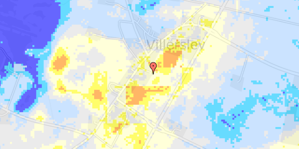 Ekstrem regn på Villerslevvej 35