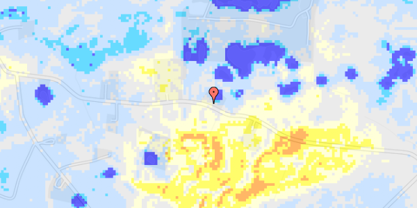 Ekstrem regn på Visbyvej 25