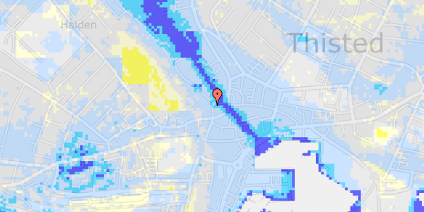 Ekstrem regn på Bisgårdsgade 5A