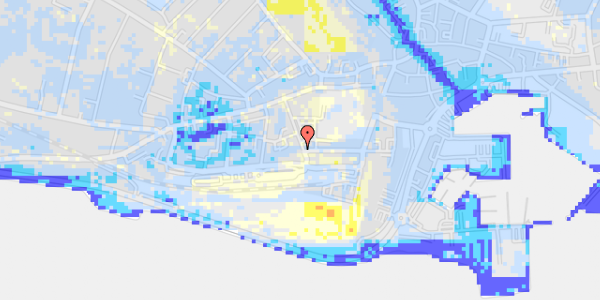 Ekstrem regn på Frederiksgade 18, st. 