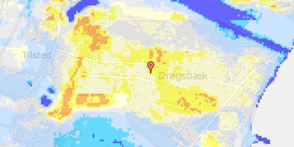 Ekstrem regn på Grandalsvej 44