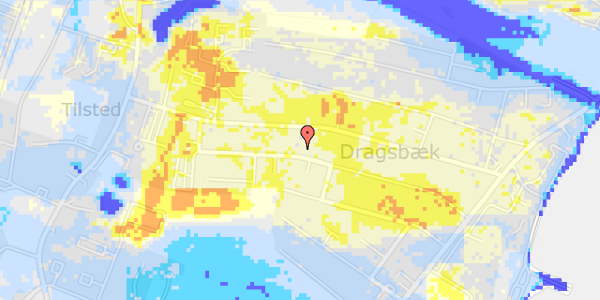 Ekstrem regn på Grandalsvej 48