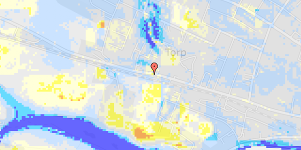 Ekstrem regn på Hundborgvej 97