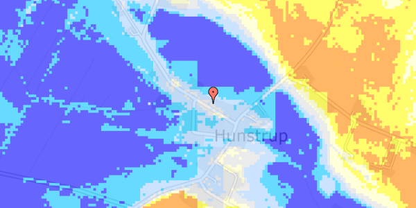 Ekstrem regn på Hunstrupvej 65