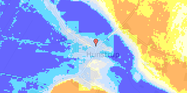 Ekstrem regn på Hunstrupvej 77