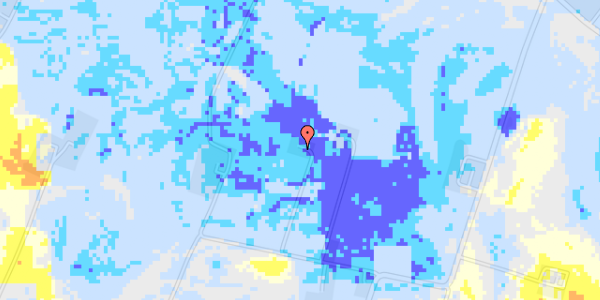 Ekstrem regn på Hvarregårdsvej 8