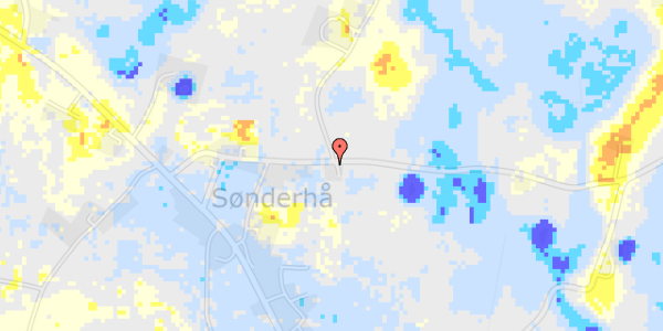 Ekstrem regn på Hørstedvej 37