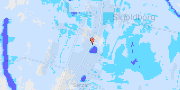 Ekstrem regn på Langebeksvej 26