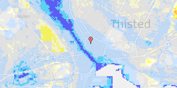 Ekstrem regn på Markstræde 11, 1. 632