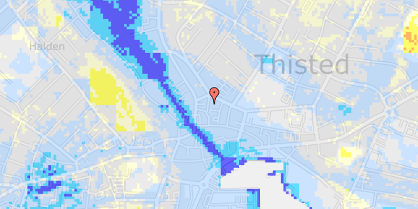 Ekstrem regn på Markstræde 28, . 634