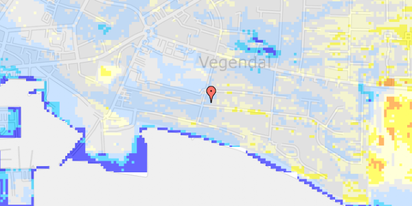 Ekstrem regn på Spangbergsvej 35A