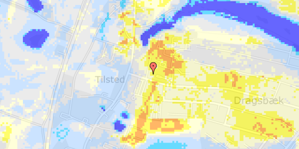 Ekstrem regn på Tilstedvej 72