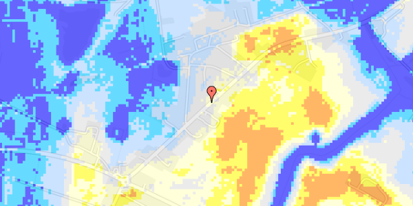 Ekstrem regn på Tømmerbyvej 178