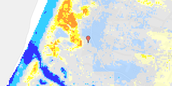 Ekstrem regn på Vesterhavsgade 83