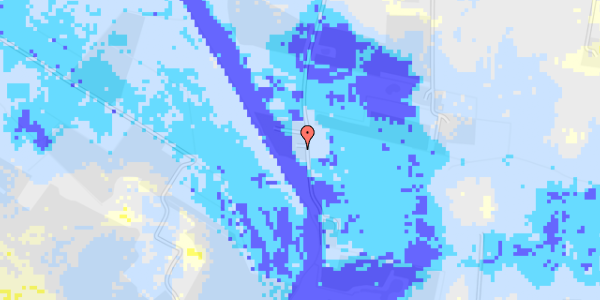 Ekstrem regn på Vesterkærvej 6