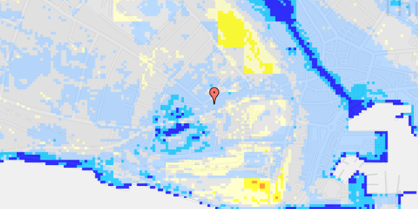 Ekstrem regn på Vestertorv 4, 1. 1