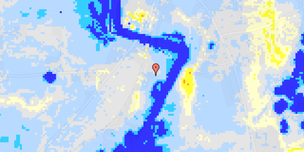 Ekstrem regn på Brogårdsvej 25