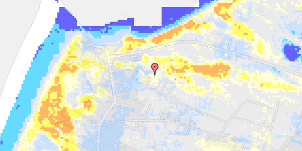 Ekstrem regn på Ørredvej 54