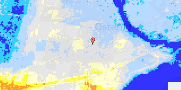 Ekstrem regn på Østerild Byvej 32