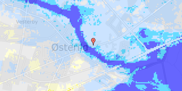 Ekstrem regn på Østerild Byvej 95