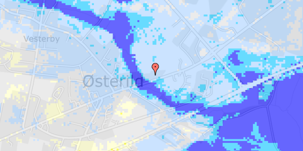 Ekstrem regn på Østerild Byvej 97