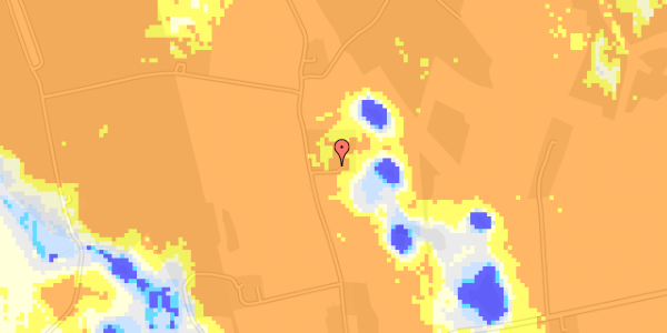 Ekstrem regn på Bavnehøjvej 19