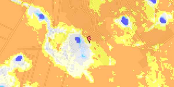 Ekstrem regn på Blichers Alle 6B