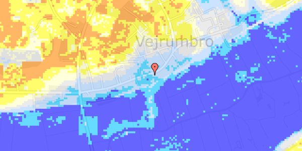 Ekstrem regn på Hovedgaden 30