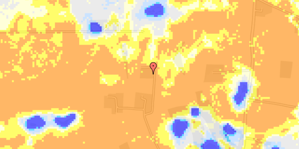 Ekstrem regn på Hviddingvej 37