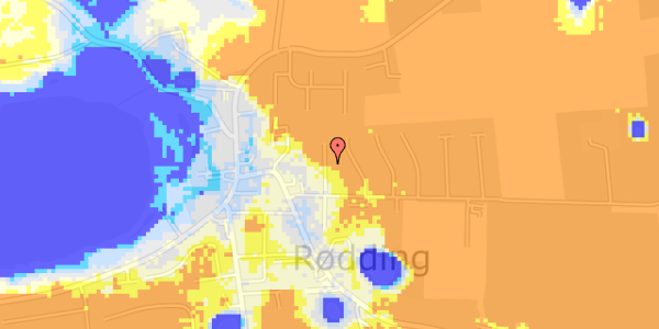 Ekstrem regn på Meldgårdsvej 21