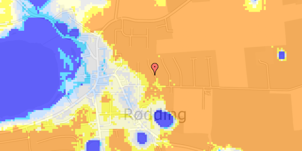 Ekstrem regn på Meldgårdsvej 31