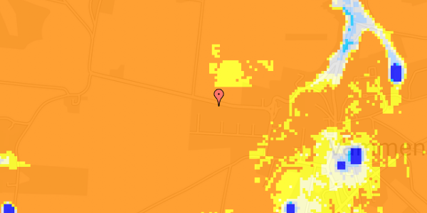 Ekstrem regn på Norupvej 23