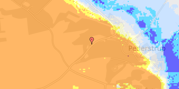 Ekstrem regn på Pederstrupvej 19